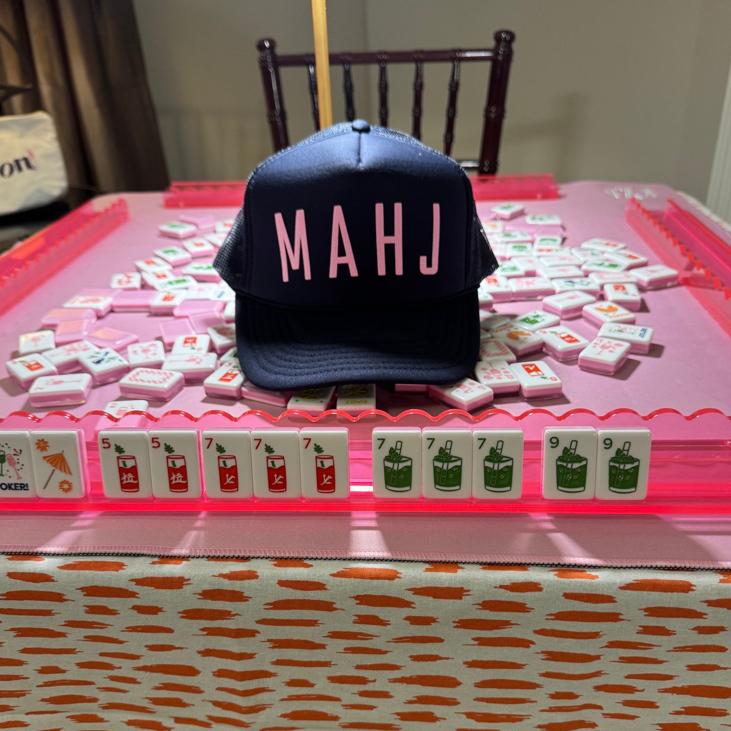 Let's Mahj-On! MAHJ Trucker Hat