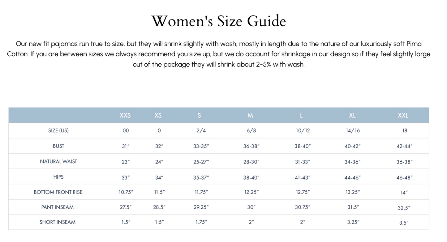 Tennis Women’s Button Front Short Pajama Set