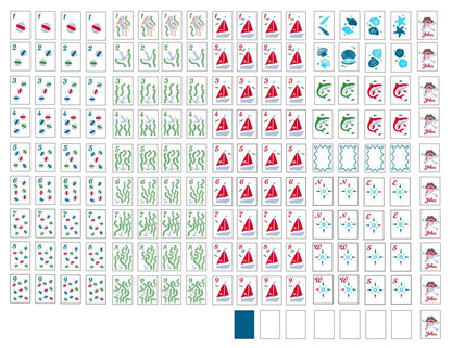 Let's Mahj-on nautical mahjong tile set