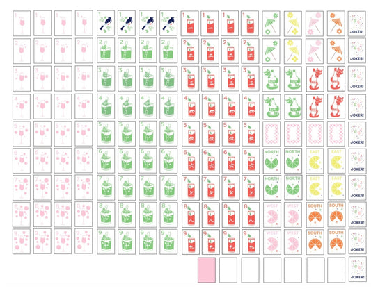 Let's Mahj-on Cocktail tile set 