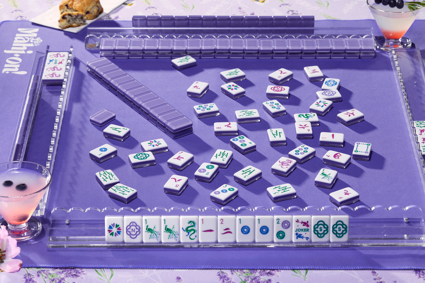 Let's Be Iconic! Jeweled-Purple Tile Set