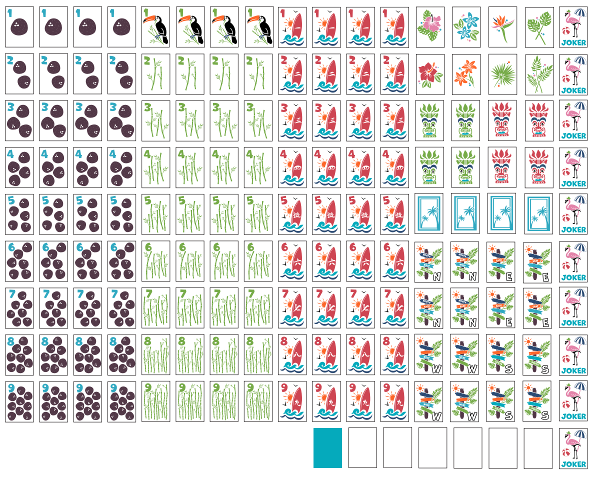 Let's Get Tropical! Tile Set