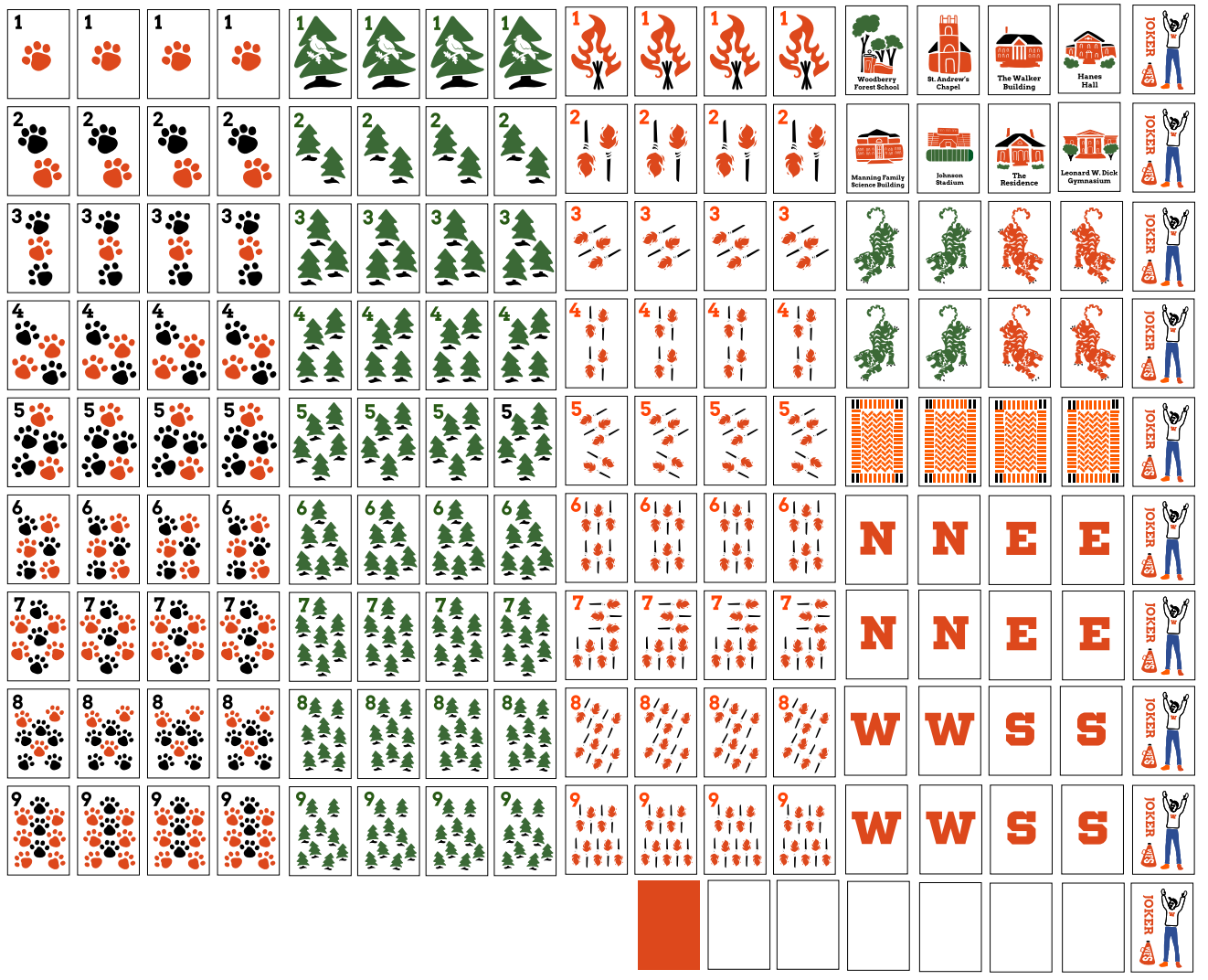 Let's Go Tigers! Tile Set