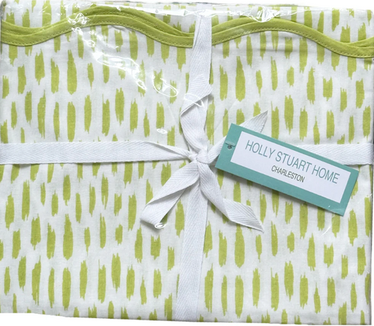 Dash Mahjong TableCloth - Lime Green