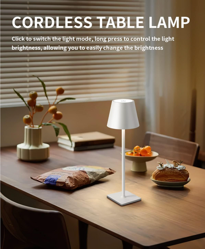 Cordless Table Lamps White - Set of 2