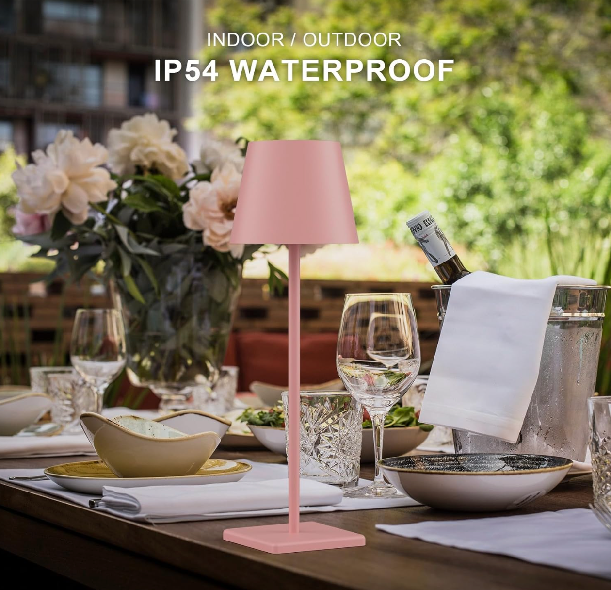 Cordless Table Lamps Soft Pink - Set of 2