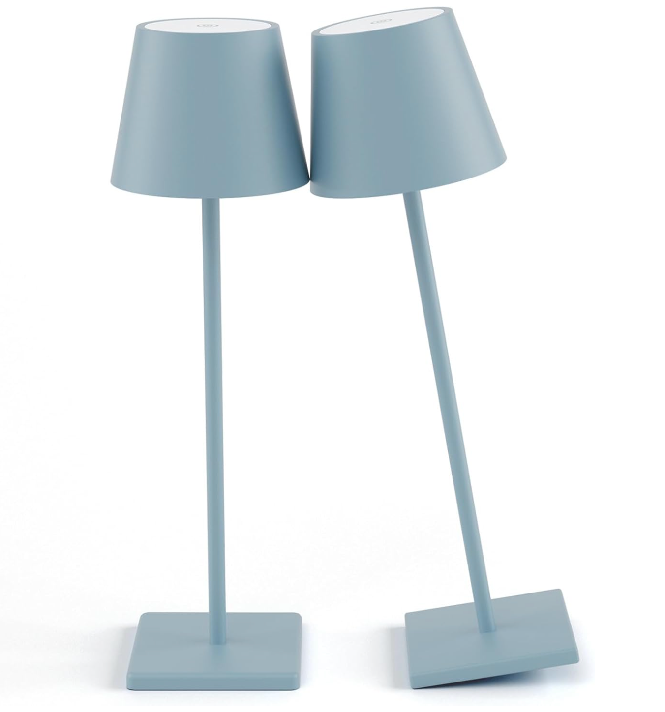 Cordless Table Lamps Soft Blue - Set of 2