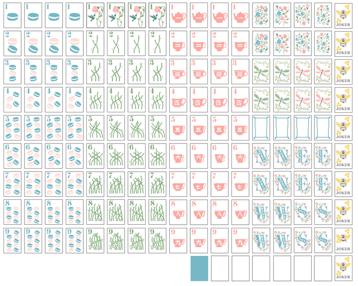 Party Tile Set Let's Garden Party Mahjong Tile Set | Let’s Mahj-On! – Let's Mahj-On!