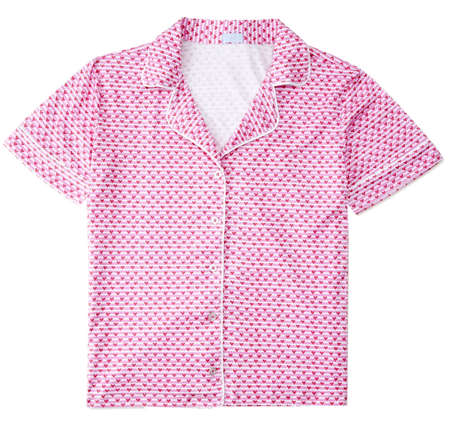 Sailor Hearts Women’s Button Front Short Pajama Set
