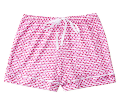 Sailor Hearts Women’s Button Front Short Pajama Set